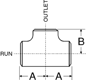 Nickel-T-Stücke