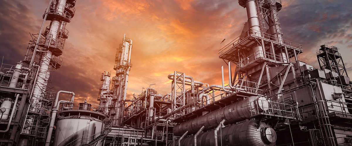 Petrochemical industry - nickel and its alloys, titanium, molybdenum and cupronickel